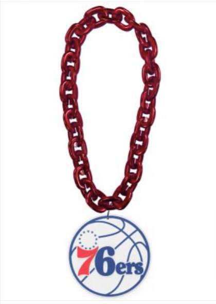 Philadelphia 76ers Red Fan Chain