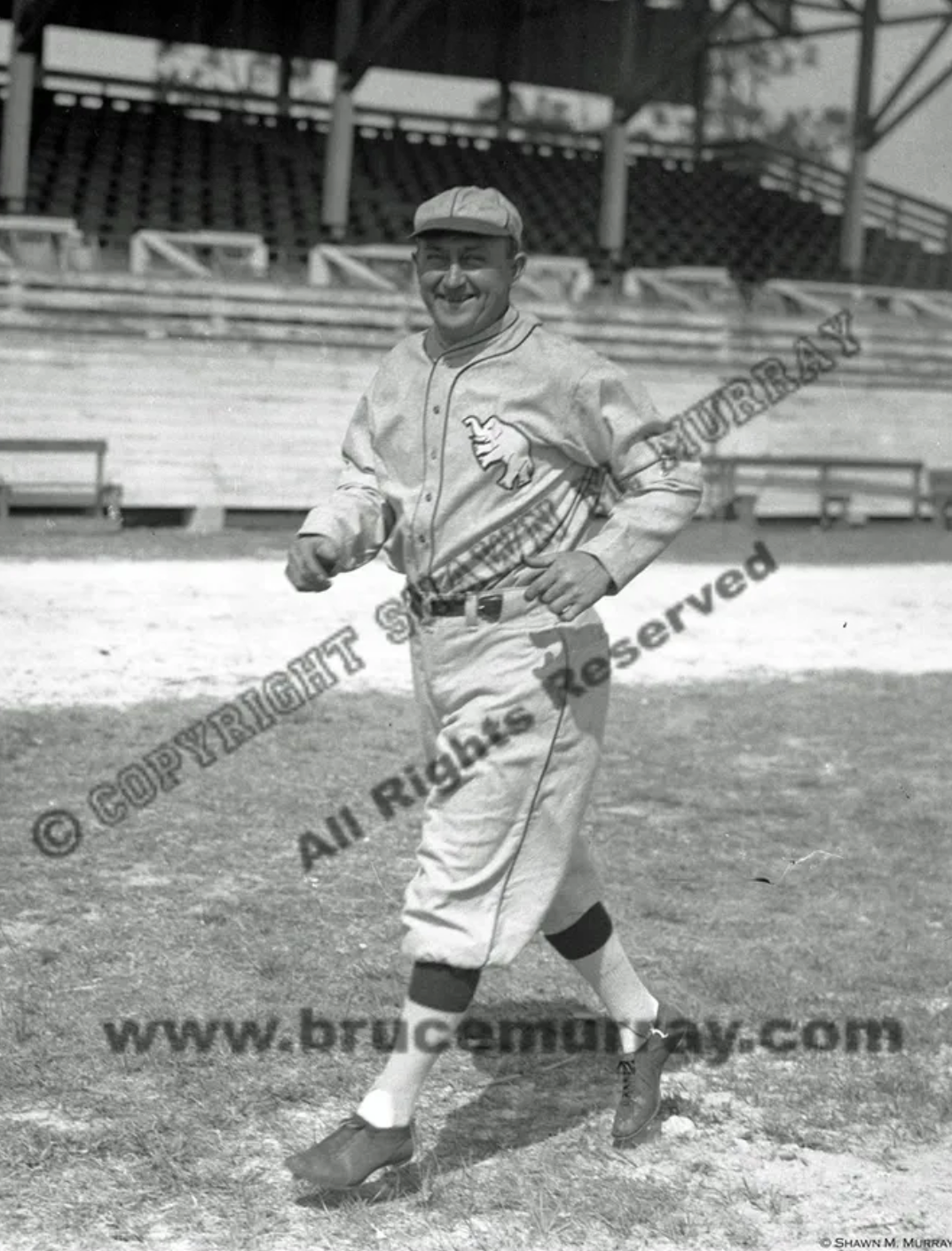 Smiling Ty Cobb, 1927 - Framed