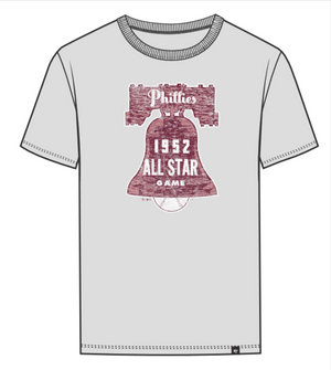 Philadelphia Phillies Cooperstown 1952 ASG Relay Grey Premier Franklin tee