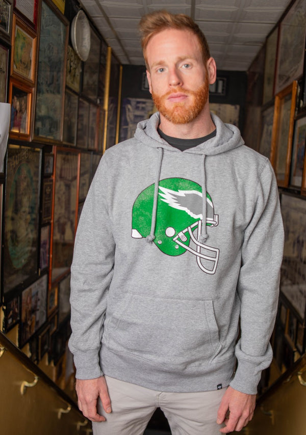 Philadelphia Eagles Vintage Helmet Headline Hoodie Shibe Vintage Sports