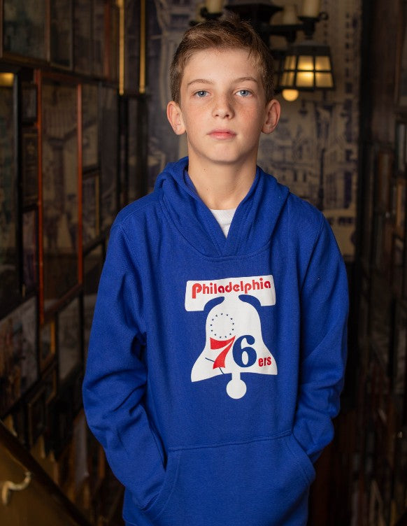 Men's Starter Royal Philadelphia 76ers Captain Oxford Full