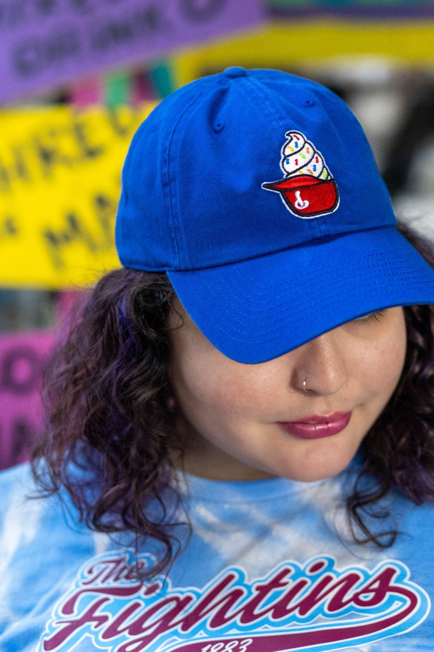 Philadelphia Phillies Ice Cream Helmet Royal Blue Clean Up Hat