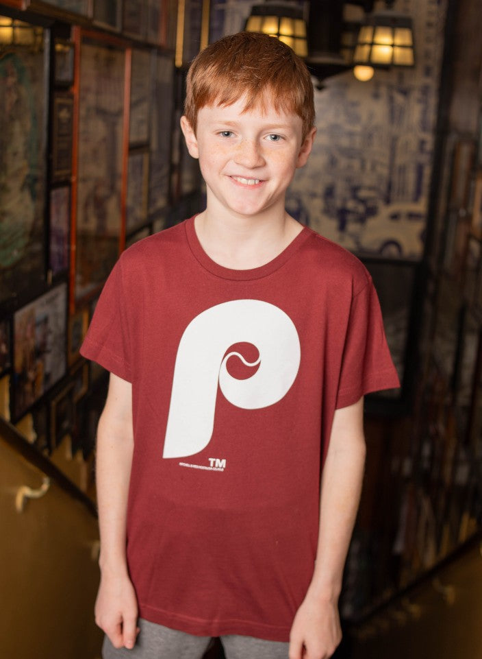 Philadelphia Phillies MN Retro Logo SS Youth T Shirt