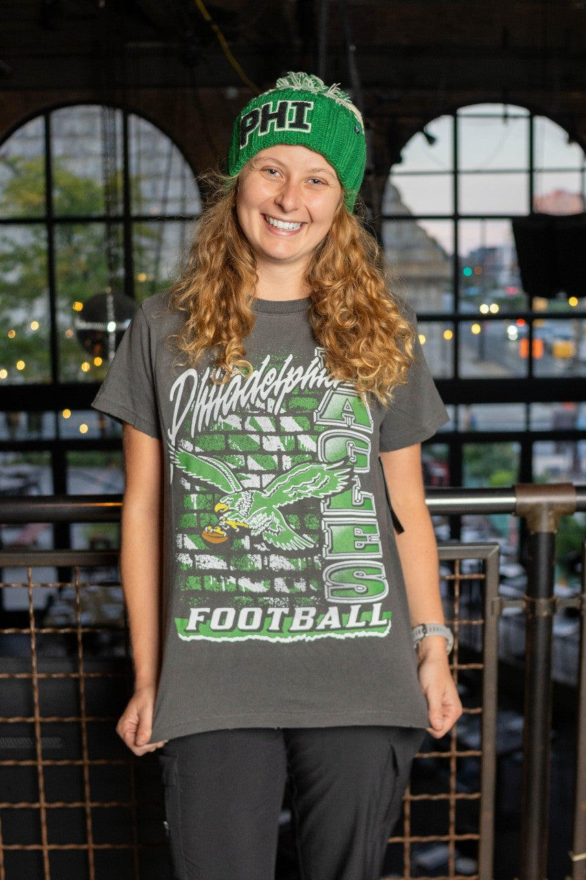 Philadelphia Eagles Women's Brick Vintage Tee