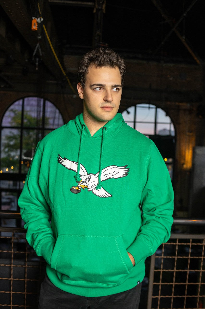 Philadelphia Eagles Legacy Kelly Imprint Headline Hoodie