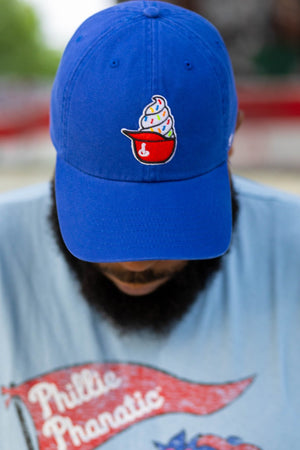 Philadelphia Phillies Ice Cream Helmet Royal Blue Clean Up Hat