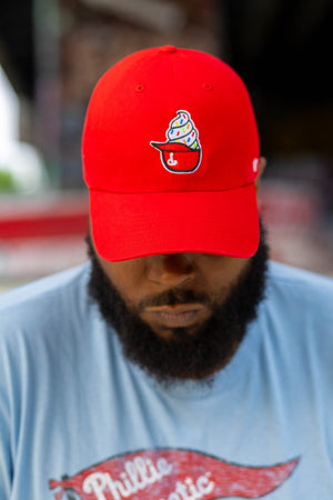 Philadelphia Phillies Ice Cream Helmet Red Clean Up Hat