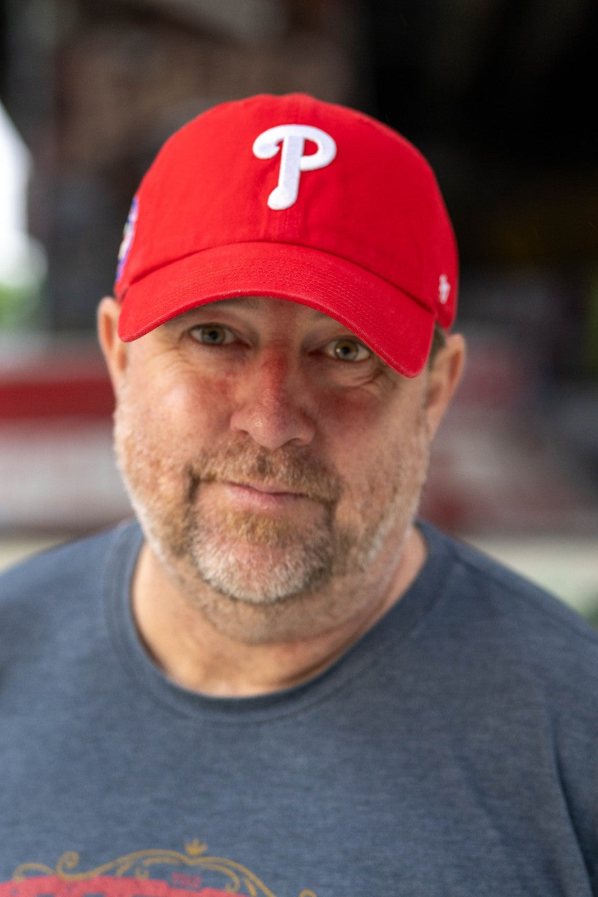 Philadelphia Phillies Red Hat with Veterans Stadium patch