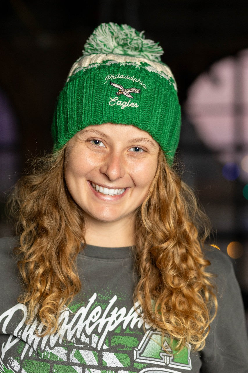 Philadelphia Eagles Historic Kelly Emma Women's Cuff Knit