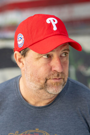 Philadelphia Phillies Red Hat with Veterans Stadium patch
