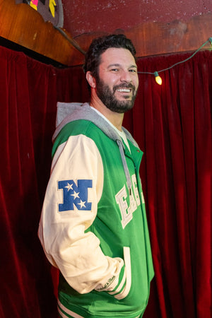 Philadelphia Eagles Men's Courtside Fleece Button Front Jacket