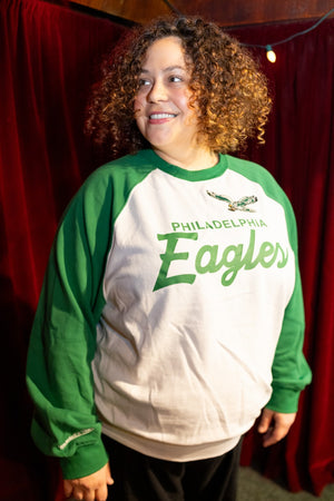 Philadelphia Eagles Women's Head Coach LT Raglan Crew