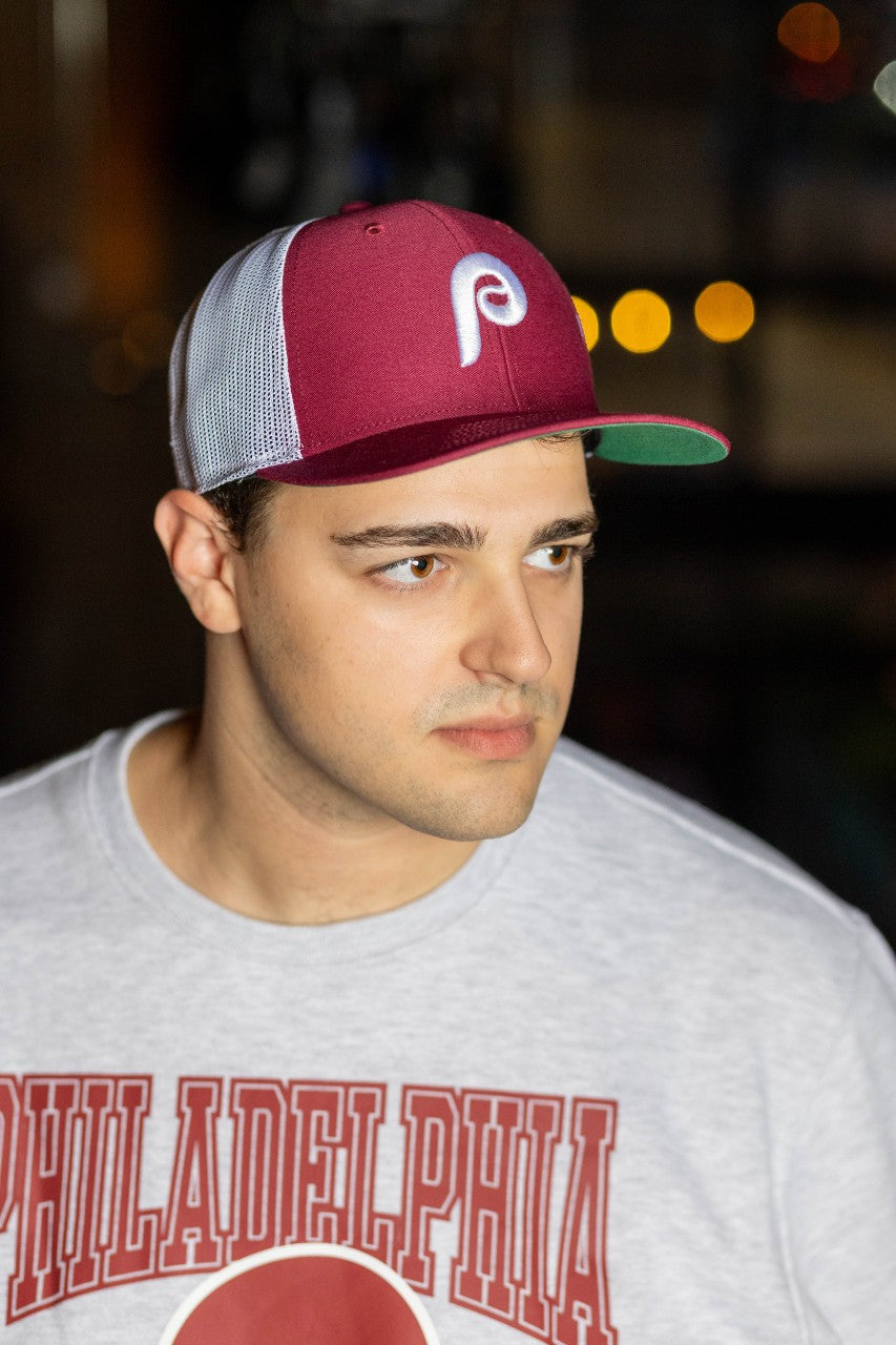 Philadelphia Phillies Cooperstown Cardinal Trucker hat