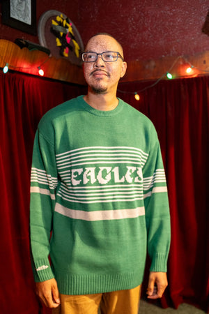 Philadelphia Eagles Men's 1990 Kelly Green Sweater
