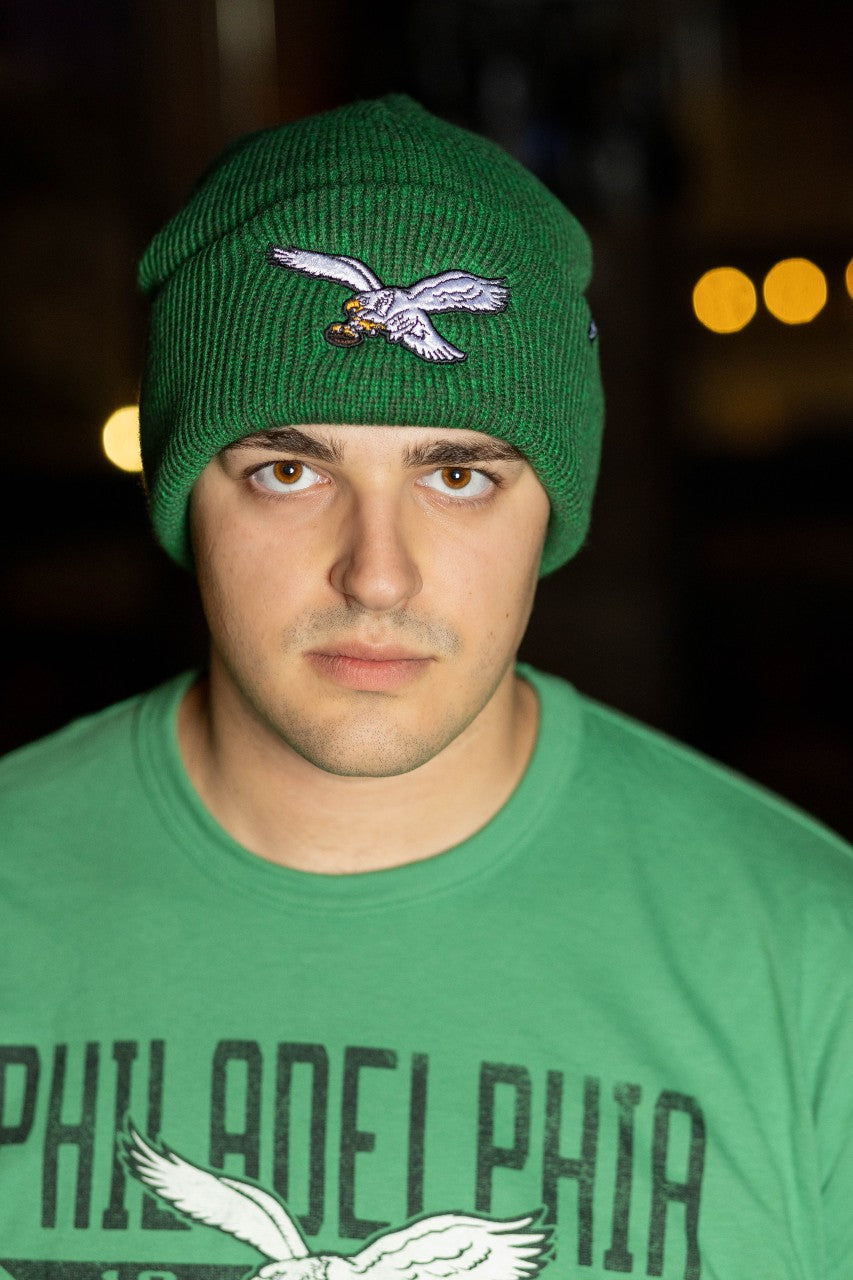 Philadelphia Eagles Brain Freeze Kelly Knit hat