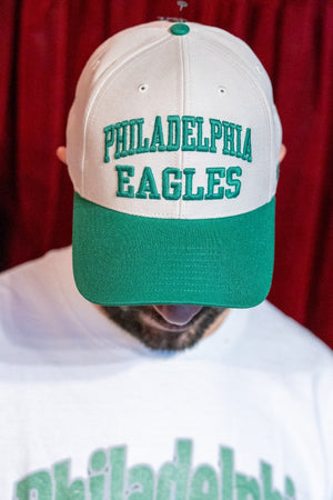Philadelphia Eagles Historic Bone Broke Line Loop MVP hat