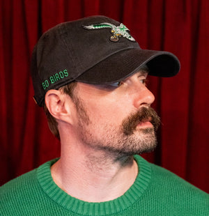 Philadelphia Eagles Go Birds Black Clean Up Hat