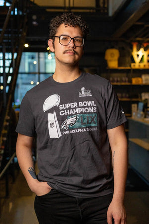 Philadelphia Eagles LIX Champions Shirt + Hat Bundle