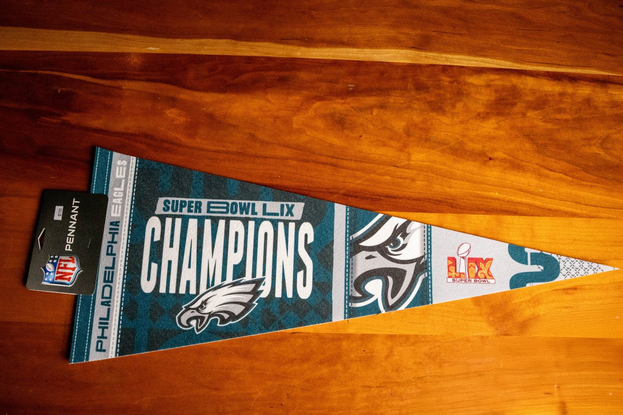 Philadelphia Eagles Super Bowl LIX Champions 12" x 30" Pennant