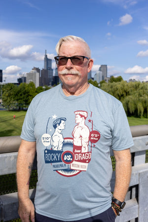 Rocky vs. Drago "Tale of the Tape" t-shirt