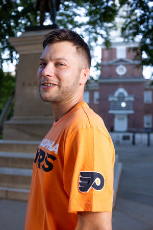 Philadelphia Flyers Signal Orange Franklin Fieldhouse tee