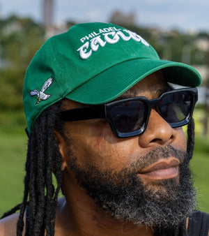 Philadelphia Eagles Historic Kelly Green Script Clean Up hat