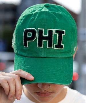 Philadelphia Eagles Historic Kelly Zoey Clean Up hat