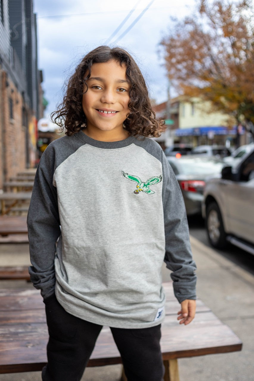 Philadelphia Eagles Youth Legacy Collection Premium Long Sleeve Tee
