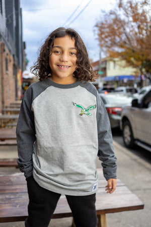 Philadelphia Eagles Youth Legacy Collection Premium Long Sleeve Tee