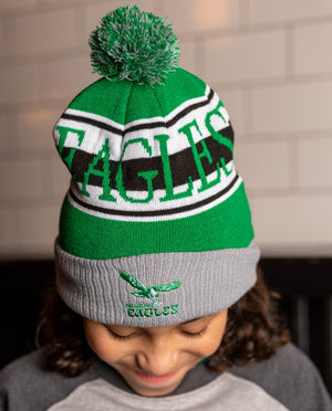 Philadelphia Eagles Youth Classic Pom Knit