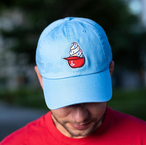 Philadelphia Phillies Ice Cream Helmet Columbia Blue Clean Up Hat
