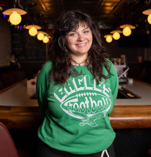 Philadelphia Eagles Women's Football Raglan Crew