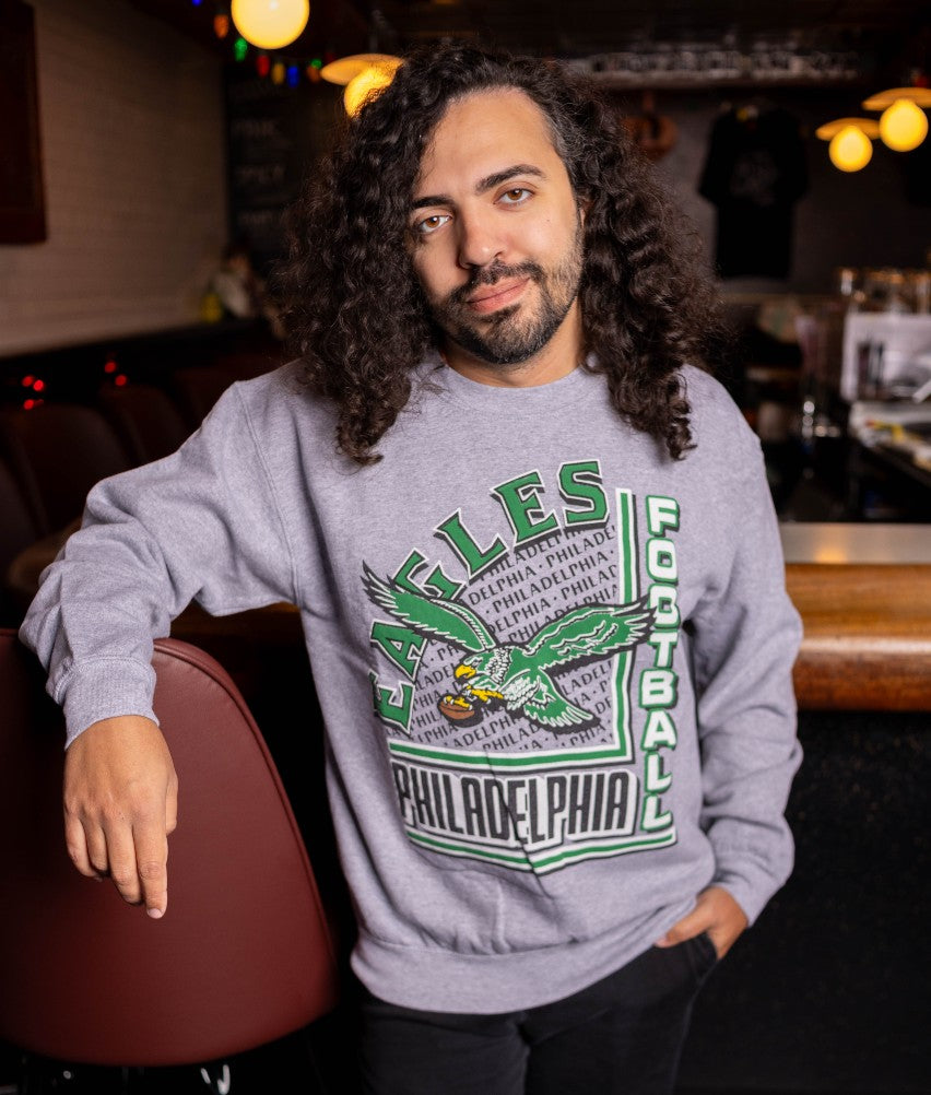 Philadelphia Eagles Men's Backfield Crew