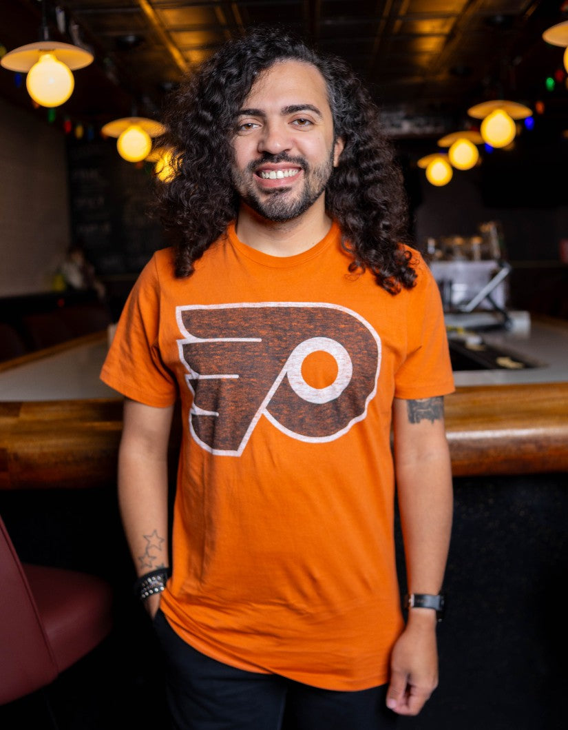 Philadelphia Flyers Vintage Spiced Orange Premier Franklin tee