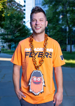 Philadelphia Flyers Gritty FanFave FanChain -- Orange