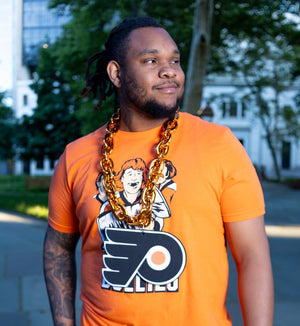 Philadelphia Flyers Logo FanFave FanChain -- Orange