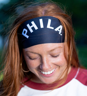 PHILA. Logo Black Headband