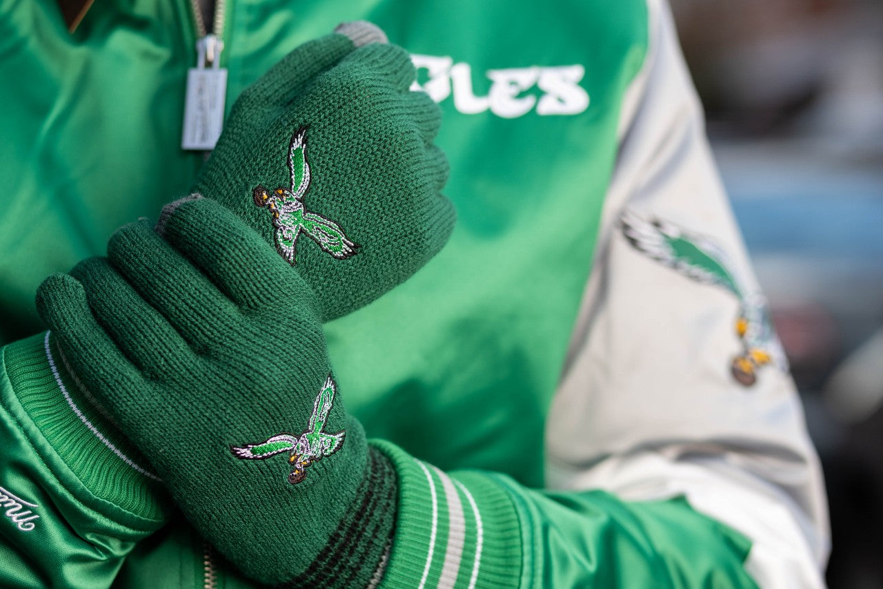 Philadelphia Eagles Historic Kelly Static Gloves