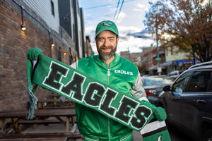 Philadelphia Eagles Historic Kelly Green Breakaway Scarf
