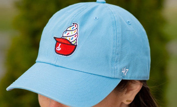 Philadelphia Phillies Ice Cream \'47 Cleanup Hat Philadelphia Phillies Ice Cream Helmet Columbia Blue Clean  main image 3