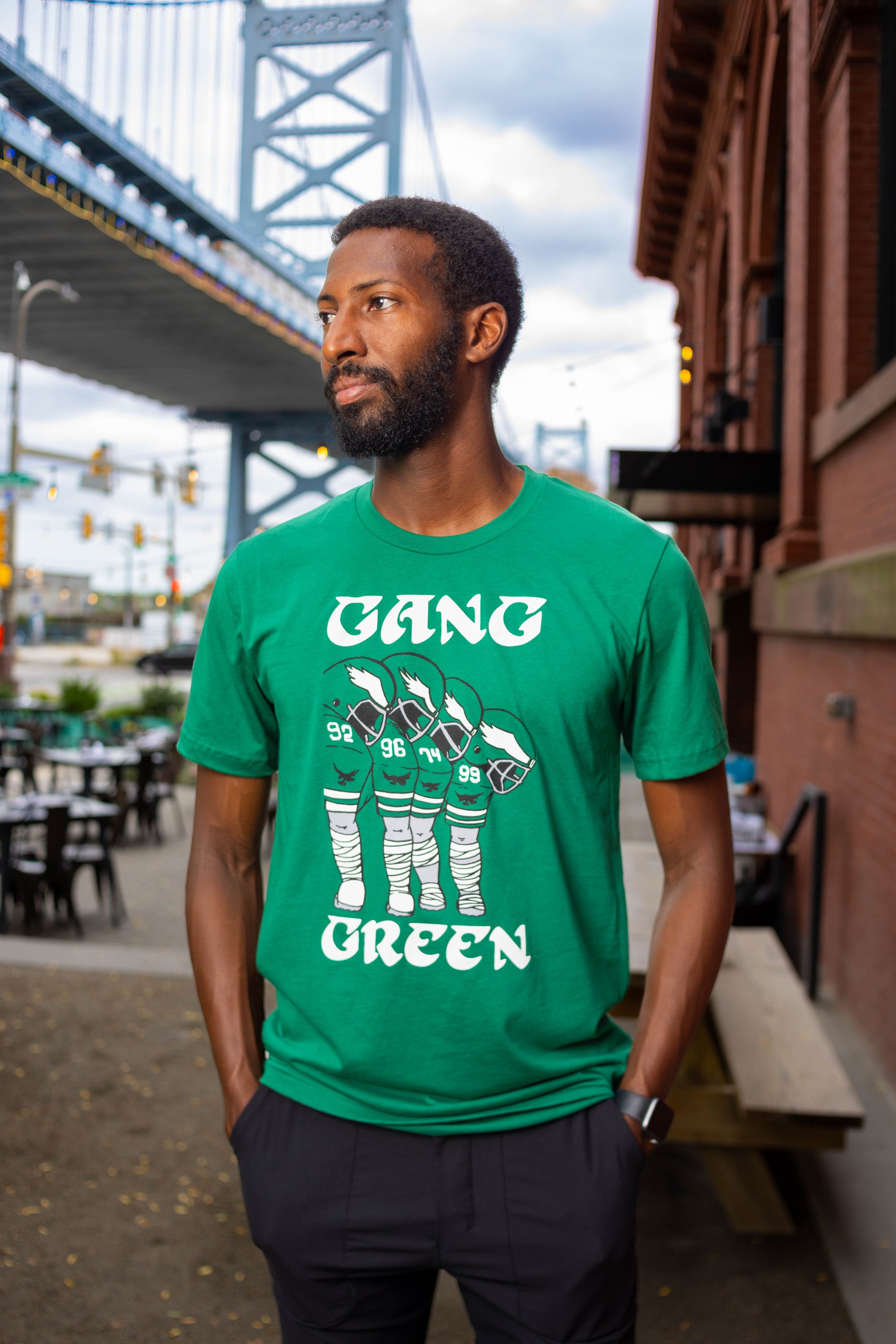 Philadelphia Eagles Gang Green T-shirt