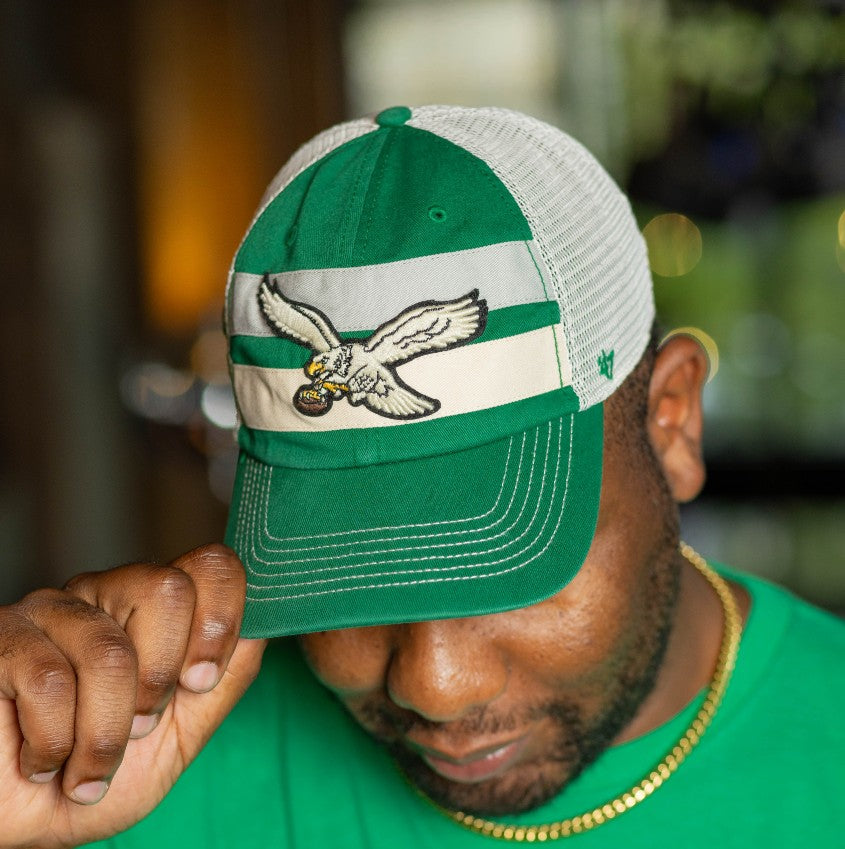 Philadelphia Eagles Historic Kelly Clubhouse Boon Clean Up hat