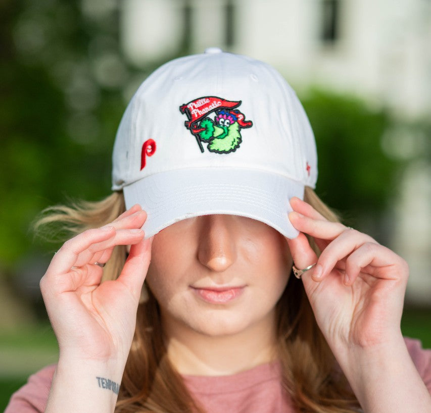 Philadelphia Phillies White Confetti Phanatic Icon Women's Clean Up hat