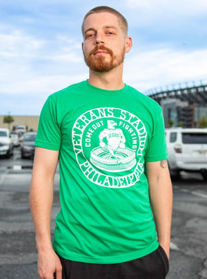Veterans Stadium Come Out Fightin' t-shirt - Men's - Shibe Vintage
