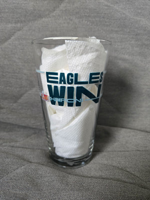 Philadelphia Eagles Super Bowl LIX Champions 16oz Pint Glass