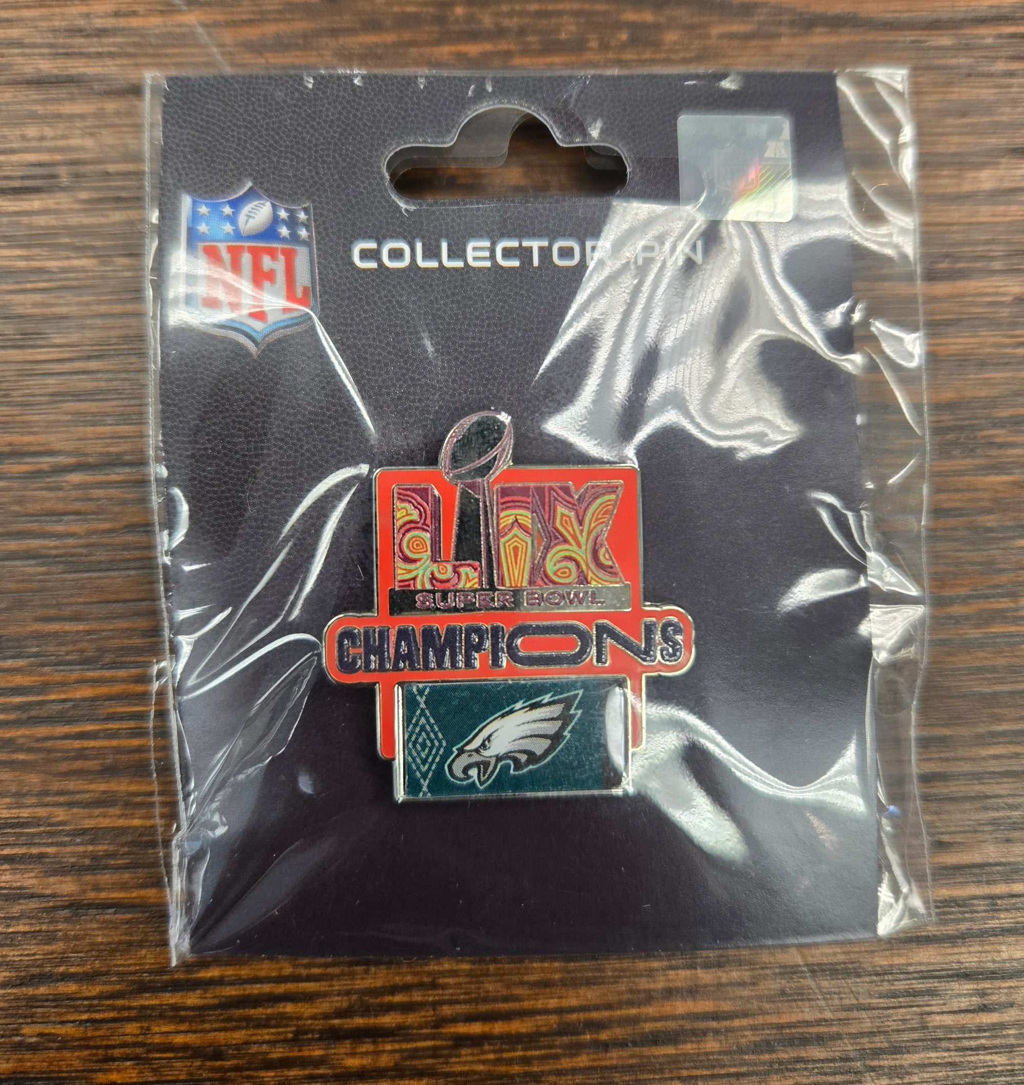 Philadelphia Eagles Super Bowl LIX Champions Trophy Pin