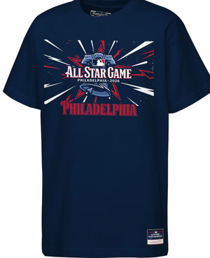 Philadelphia Phillies 2026 All-Star Game Primary Logo Navy Blue T-Shirt -- YOUTH