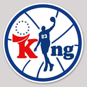 King of Basketball Sticker