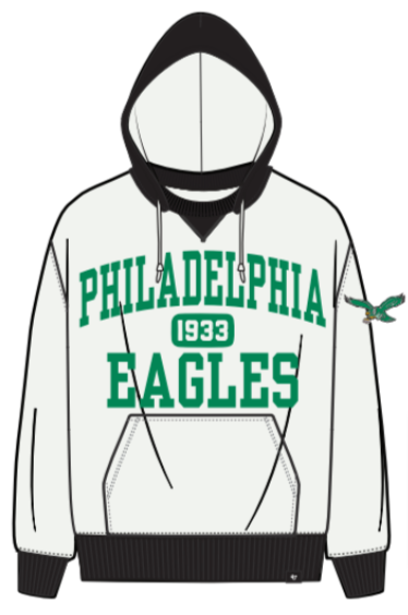 Philadelphia Eagles Historic Sandstone Skipper Hoodie