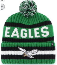 Philadelphia Eagles Historic Bering Cuff Knit -- White Bird